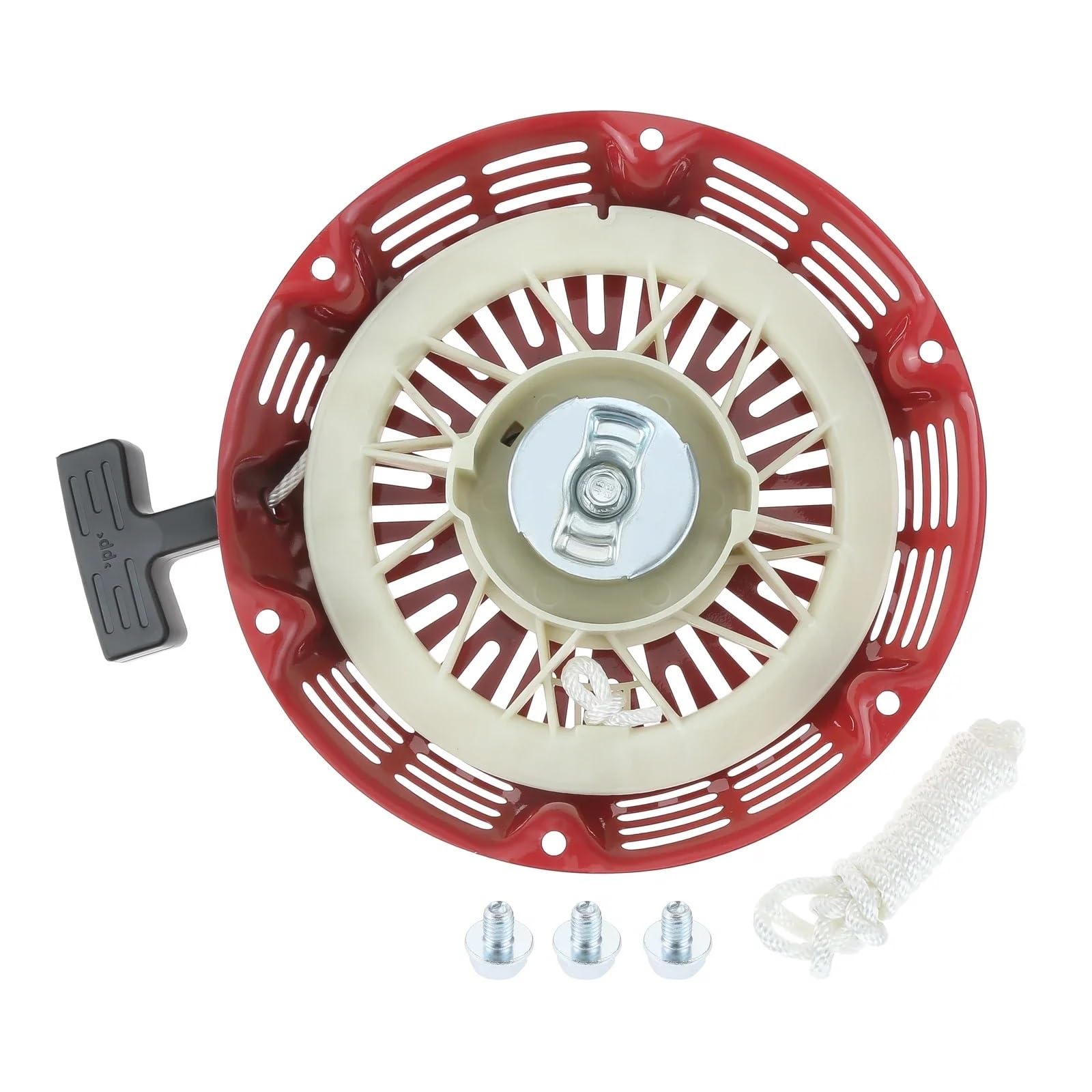 Arranque de retroceso con tirador Conjunto de arranque por cuerda de arranque de retroceso con kit de cuerda de tracción for generador de motor GX340 GX390 GX420 GX610 GX620 11HP 13HP 188F 28400-ZE3-W