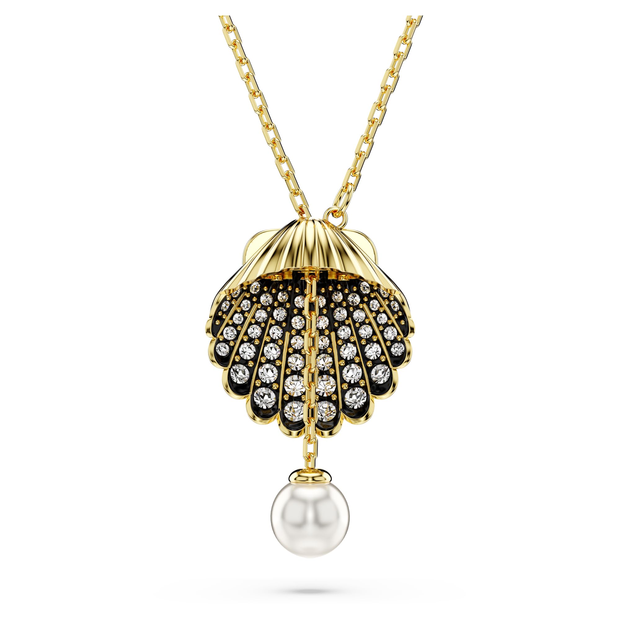 スワロフスキーIDYLLIA Yペンダント Swarovski Idyllia Y pendant, Crystal pearl, Shell, clear