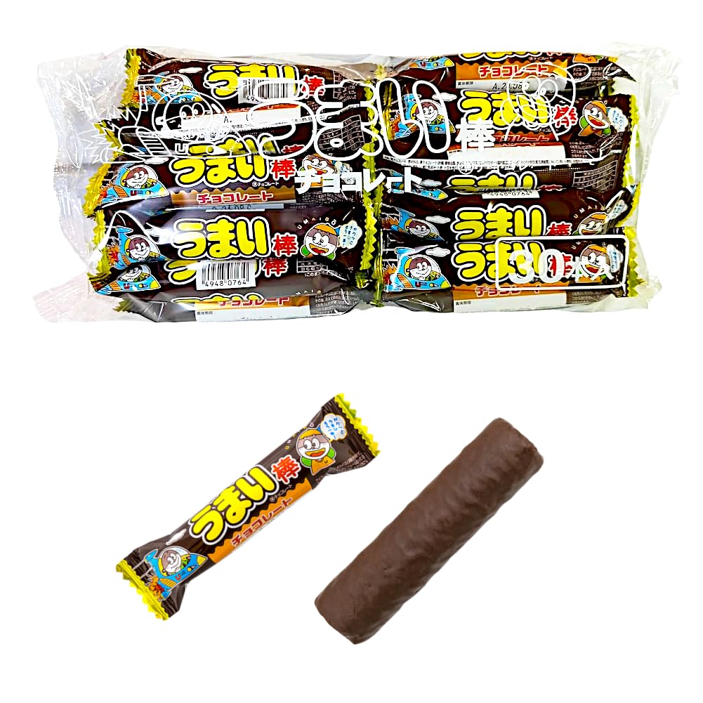 Amazon.co.jp: やおきん チョコ棒 2種（うまい棒 チョコレート 30本入
