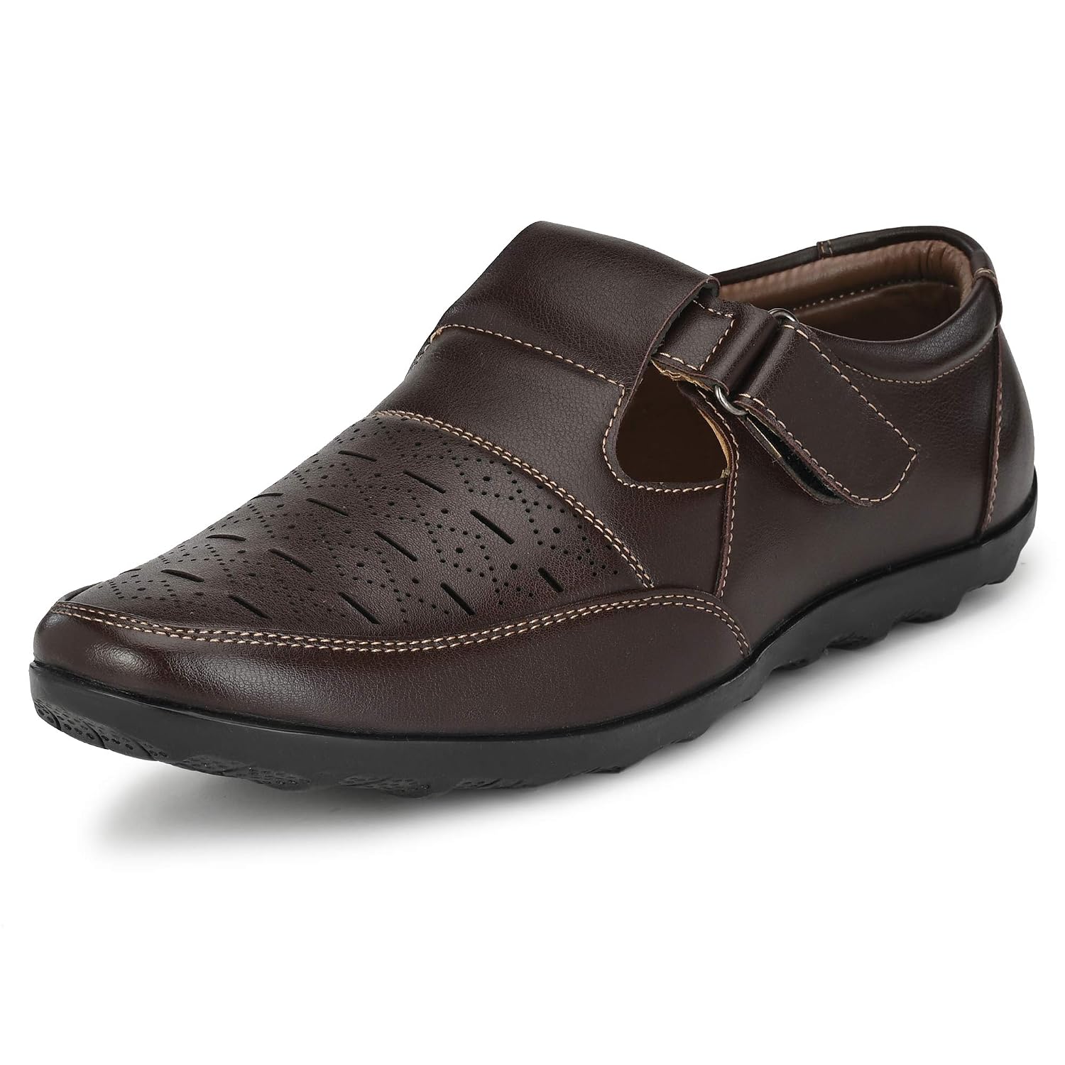 Centrino Sandal for men | Sandals with Cushioned Insocks, Hook & Loop Strap,Trendy and Sporty Design Closed Sandal | Provi... - Review, Price and Buying Guide