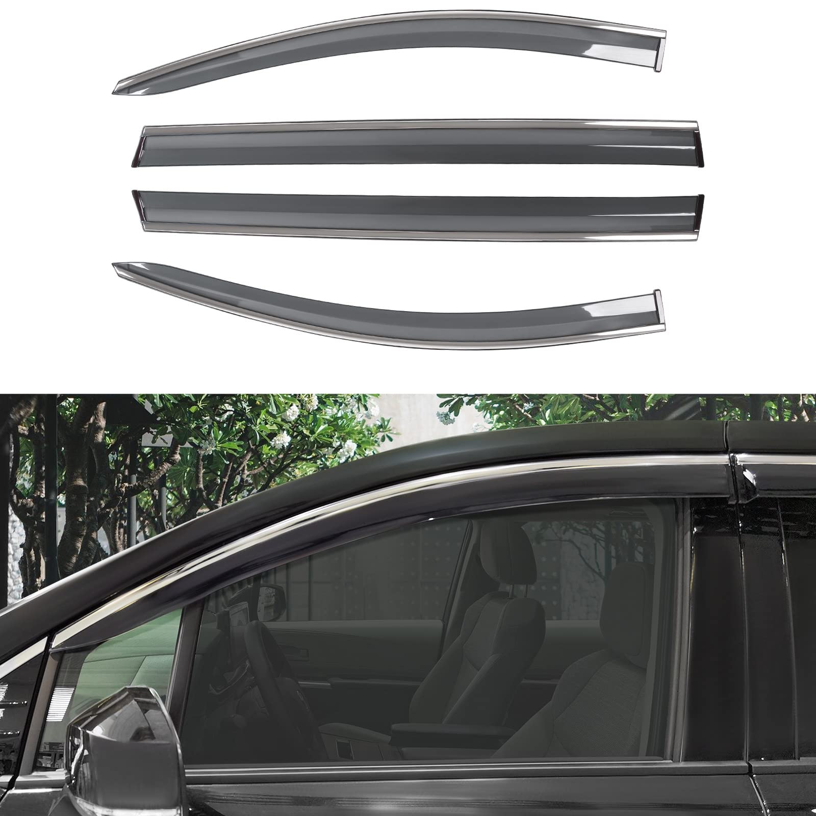 Buy powoq Fit 20212022 Toyota Sienna Window Rain Guards Window Visor