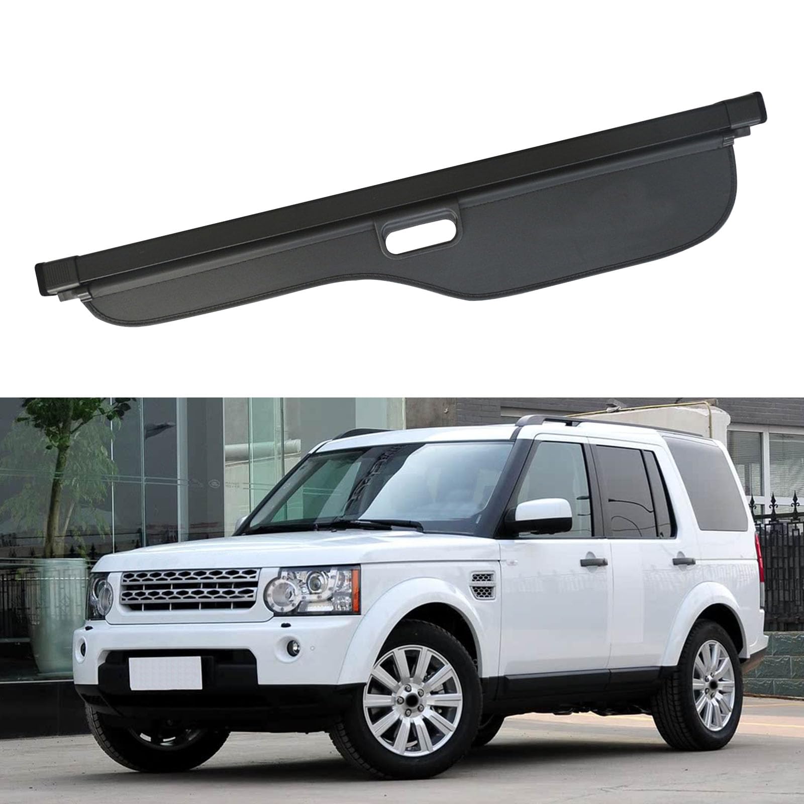YYFYYDS Retractable Rear Trunk Parcel Shelf,Compatible with Land Rover Discovery 3 4 MK3 MK4,Car storage
