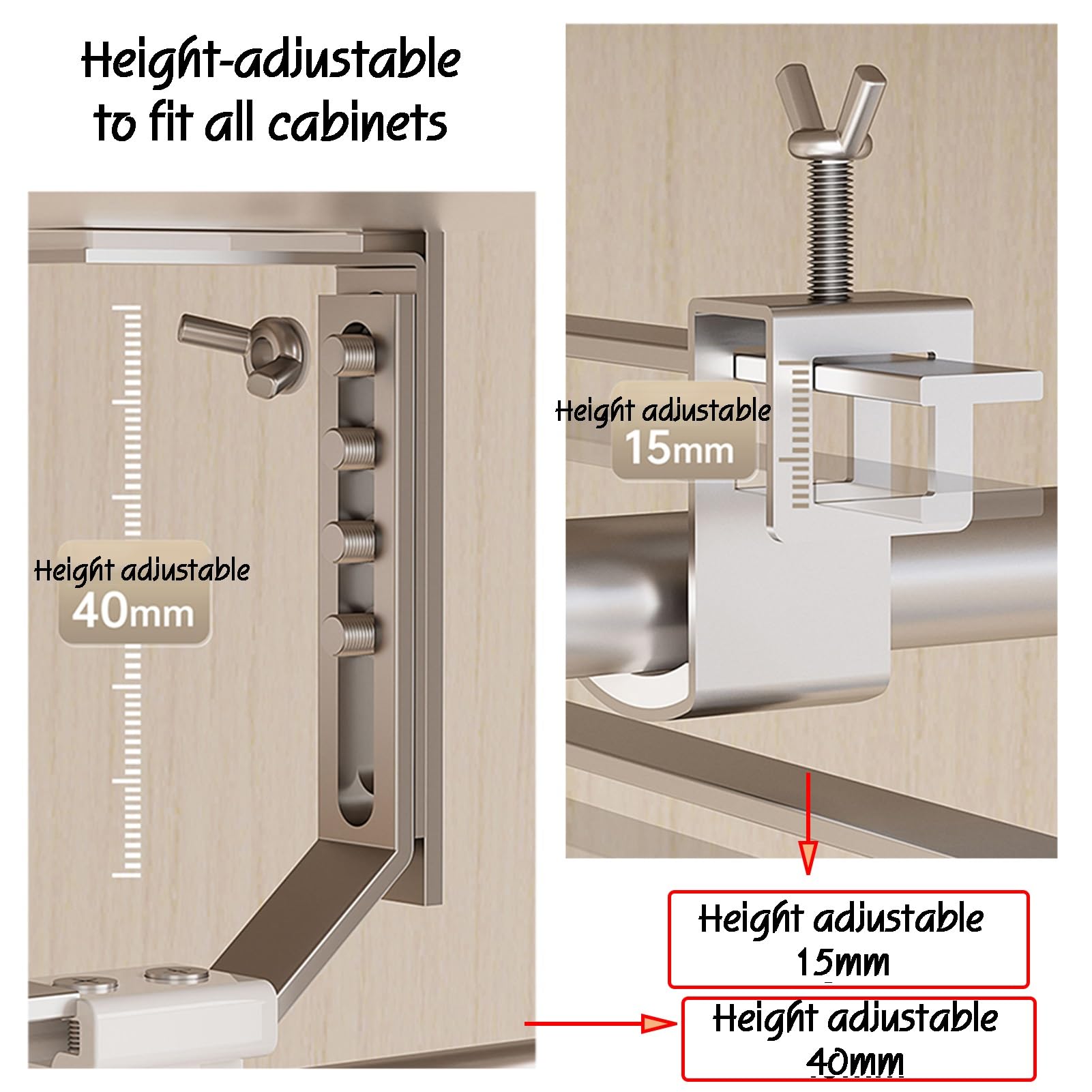 Organisateur De Vêtements Ajustable pour Chambre À Coucher Et Magasin,Portant De Rangement pour Pantalons en Acier Inoxydable,pour Un Rangement Suspendu Efficace