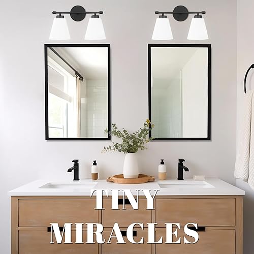 Miniatura 13 de Hamilyeah Lámparas doradas para tocador de baño sobre el espejo, 3 luces de tocador de cristal transparente, accesorios de iluminación industriales