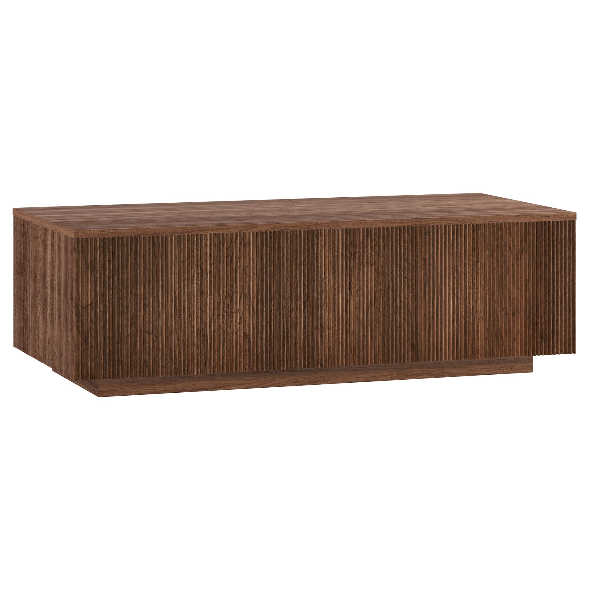 Henn&Hart 48 Modern Fluted Coffee Table