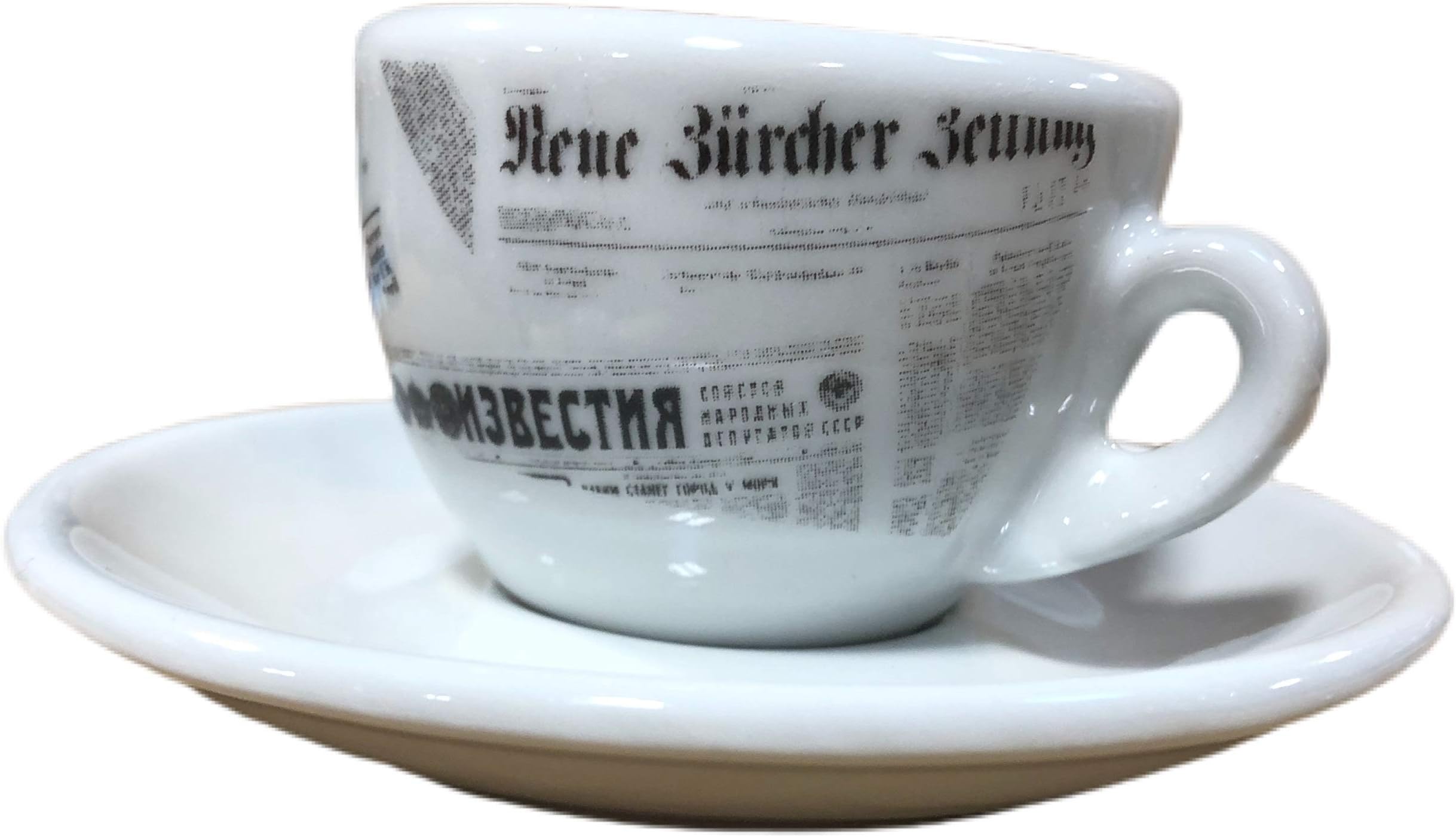 Nuova Point Sorrento “News” 6-Piece Espresso Cup & Saucer Set
