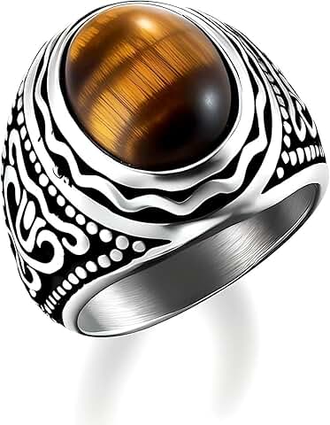 Amazon.in: Stainless Steel - Men's Rings / Men's Jewellery: Jewellery