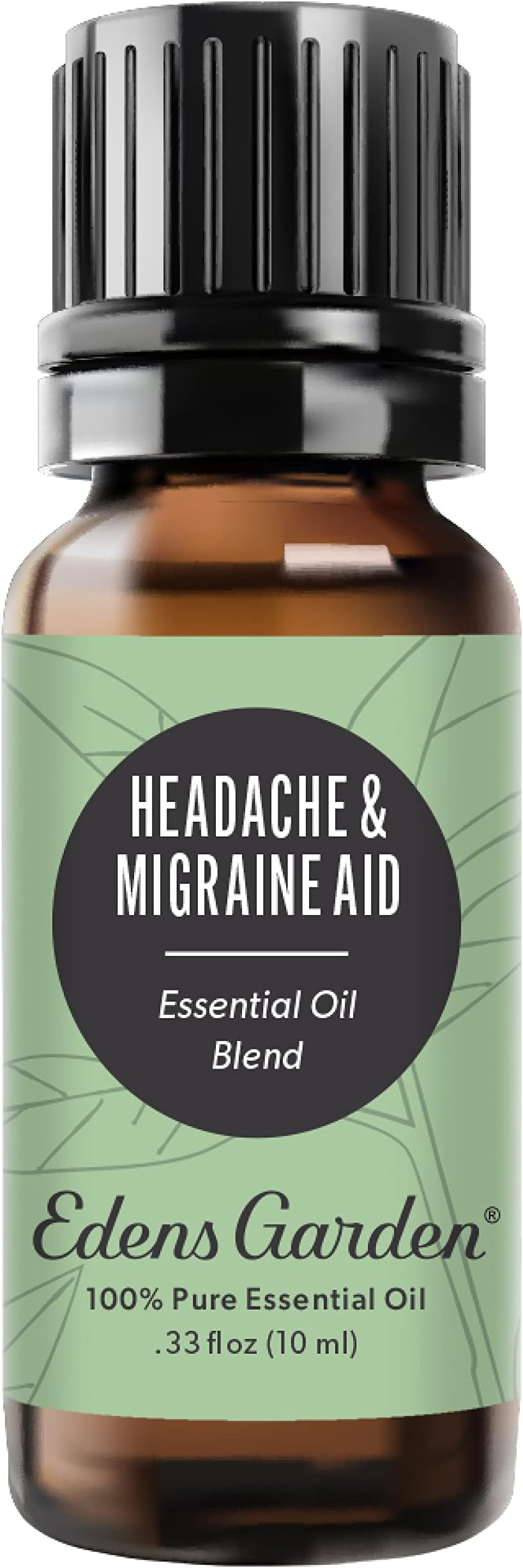 Edens Garden Headache & Migraine Aid Essential Oil Blend- 100% Pure Premium Grade, Undiluted, Natural, Therapeutic, Aromatherapy, The Best for Diffusing, Skin, Humidifiers, Face 10 ml (.33 fl oz)
