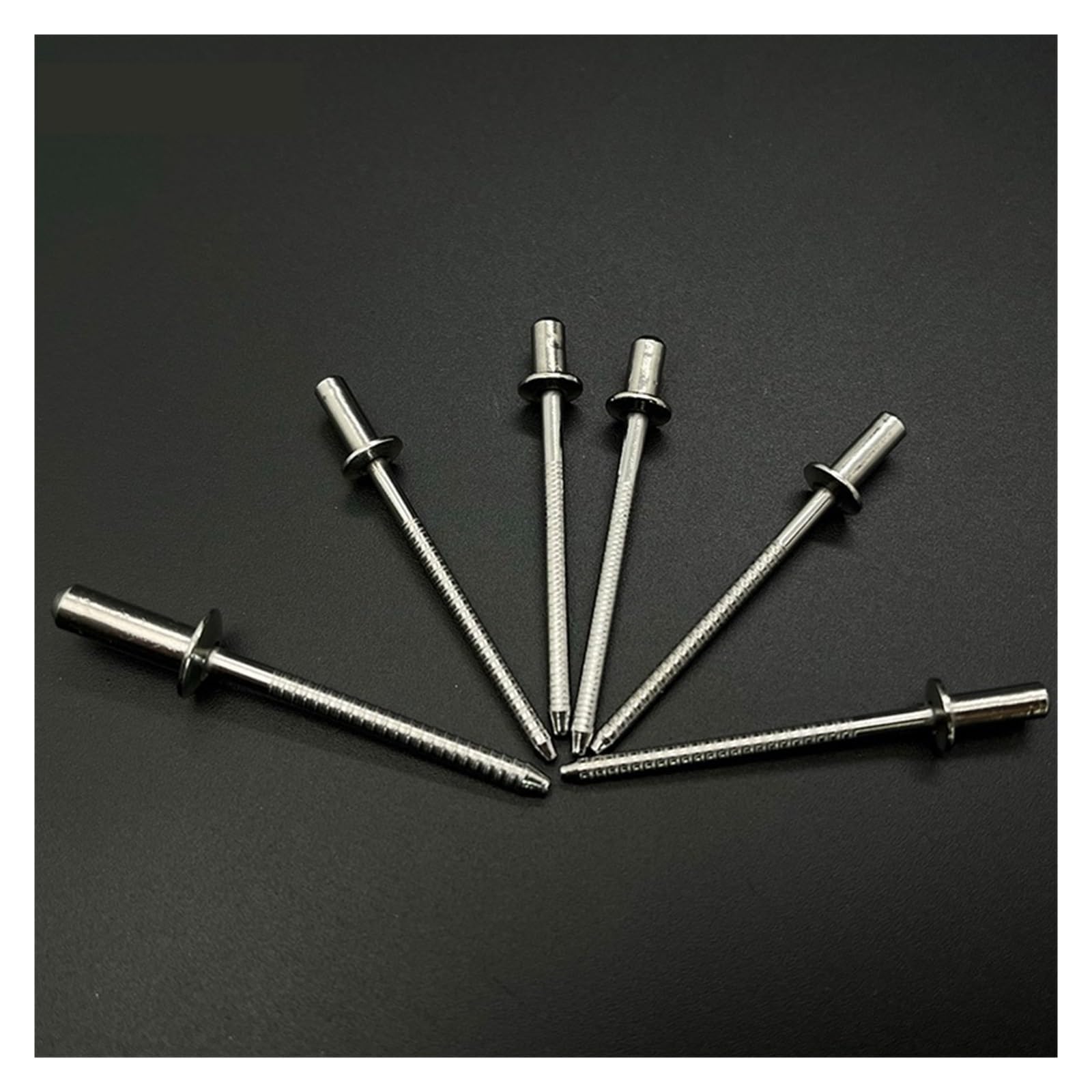 Remaches ciegos de aluminio, Remache ciego de acero inoxidable sellado, varios tamaños, paquete 30 o 50 unidades(50pcs,6.4x16mm)