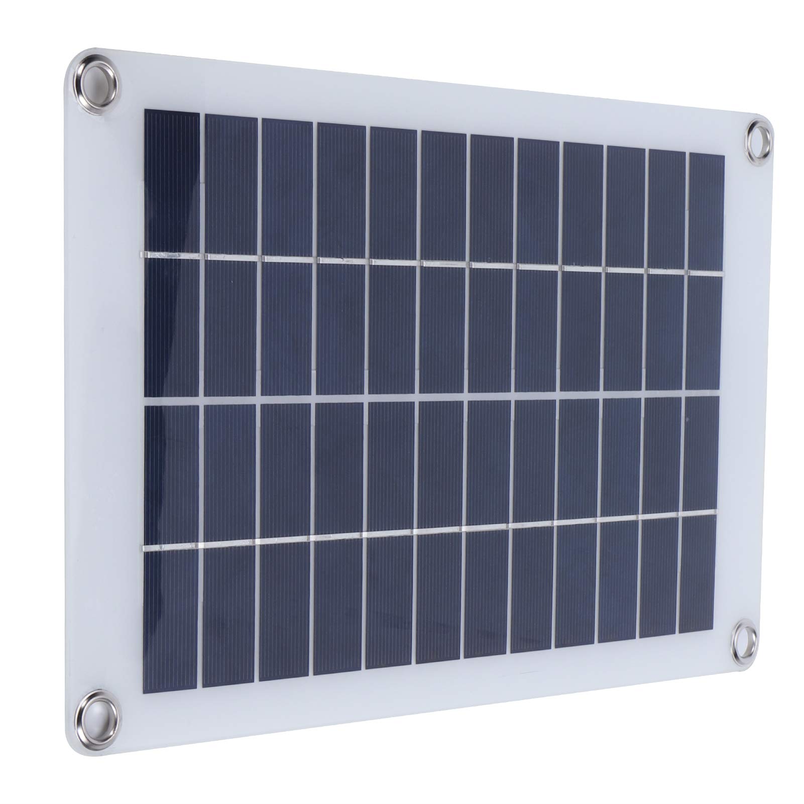 CHICIRIS Kit Pannello Solare, Modulo Fotovoltaico in Polisilicio da 50 W 18 V con Regolatore di Carica Solare per Camper, Auto, Moto