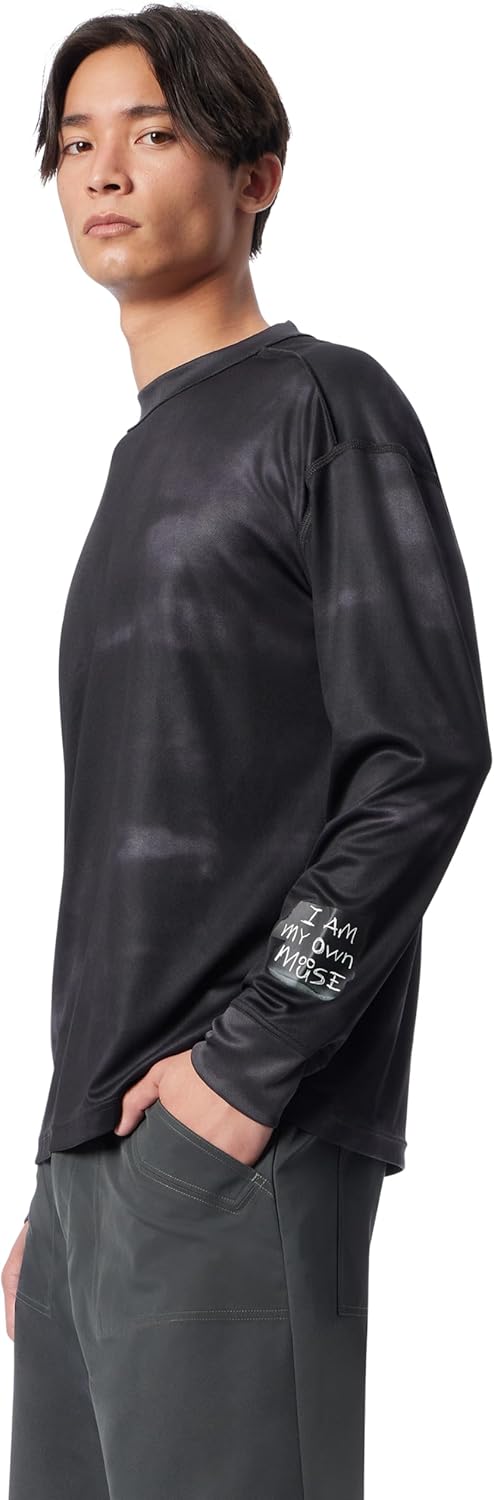 Mens Performance Quick Dry Long Sleeve Oversized Tee Shirt Standard - Image 4