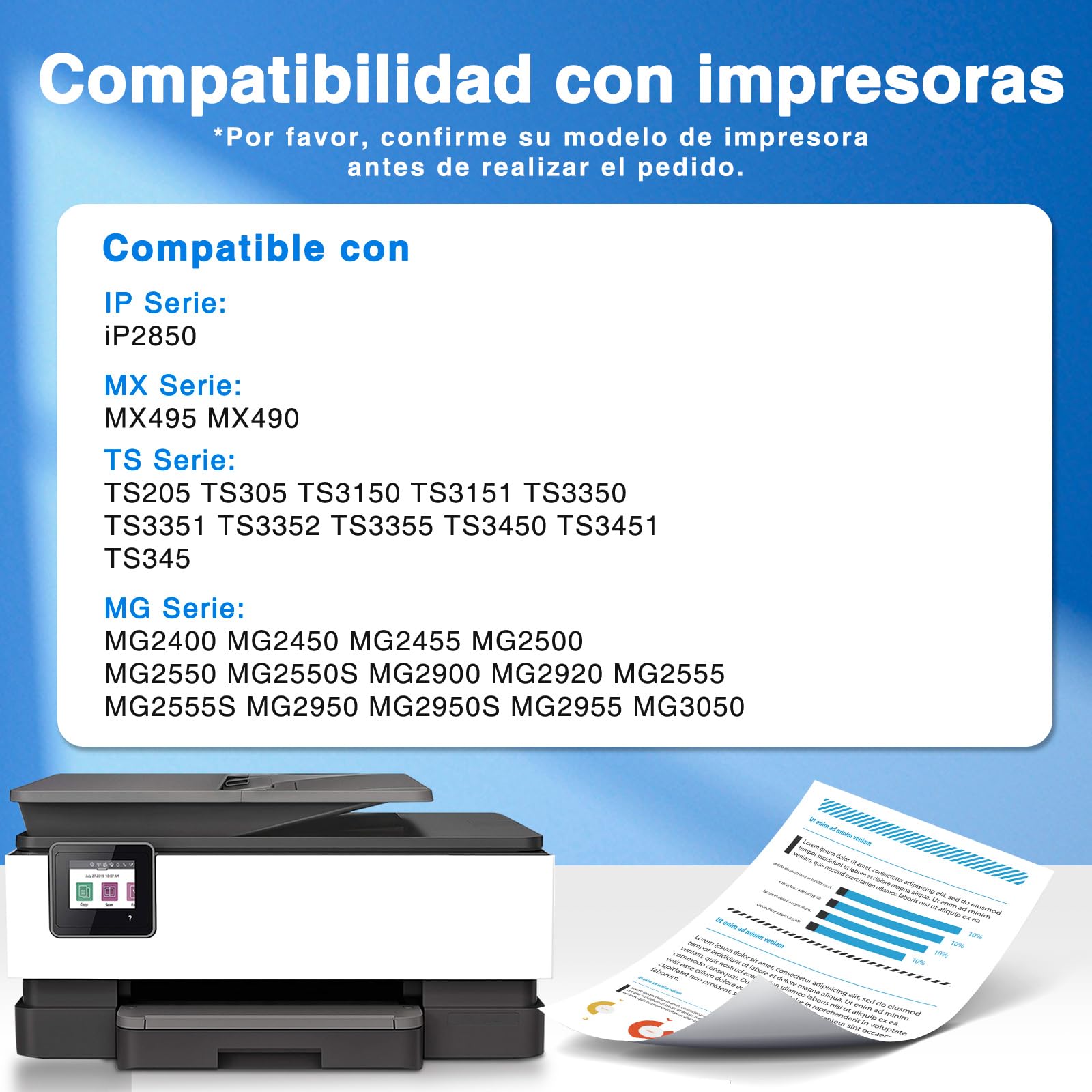 Starink PG-545/CL-546 XL - Cartuchos de Tinta Compatibles con Cartuchos Canon 545 546 XL (2 Unidades, 1 Negro, 1 Color) para Canon Pixma MX495 TR4550 para Canon tr4551 Ts3150 MG3050 TR4551 MG2950 — view 3