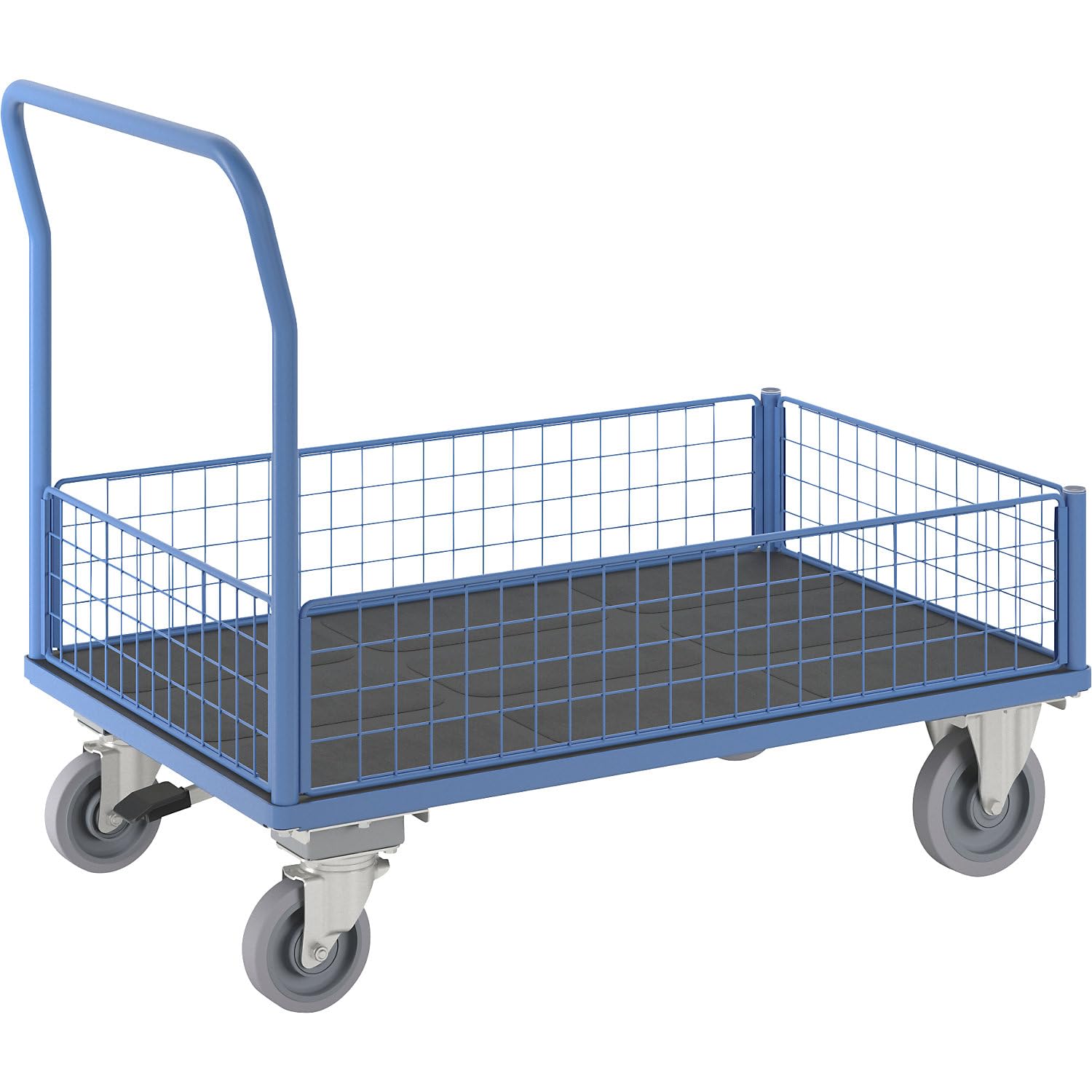 eurokraft Pro | Chariot Plate-Forme à parois grillagées