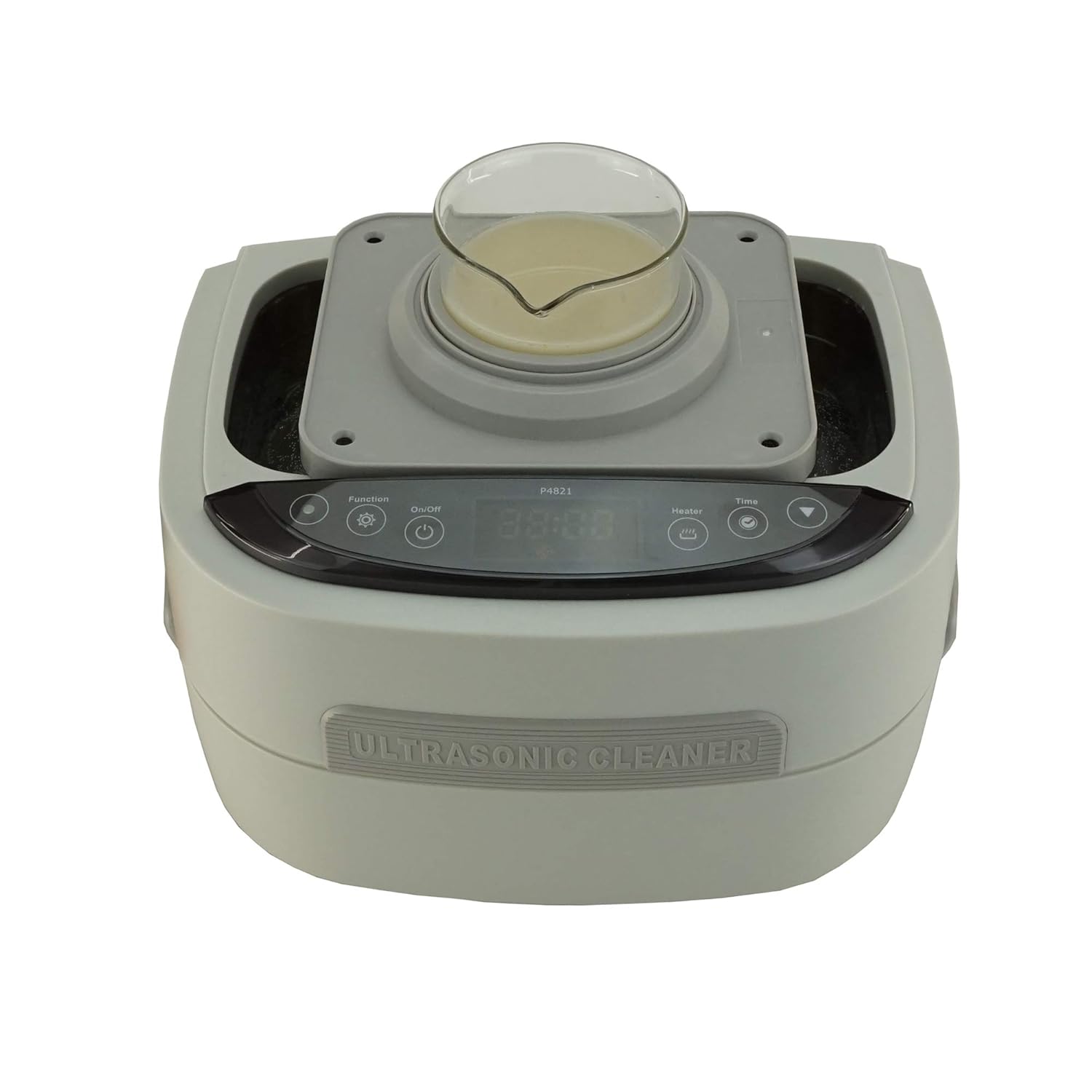 iSonic Ultrasonic Cleaner P4810, 2.1Qt/2 L, with 1000 ml Single Beaker Holder Set for DIY Liposomal Vitamin C
