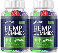 Vista 1 de Paquete de 2 gomitas Revive – Revive Hemp Gummies Mezcla de cáñamo de primera calidad, suplemento de extracto de cáñamo de fórmula avanzada Revive