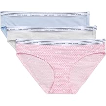 Tommy Hilfiger Womens Classic Cotton Logoband Bikini 3-pack
