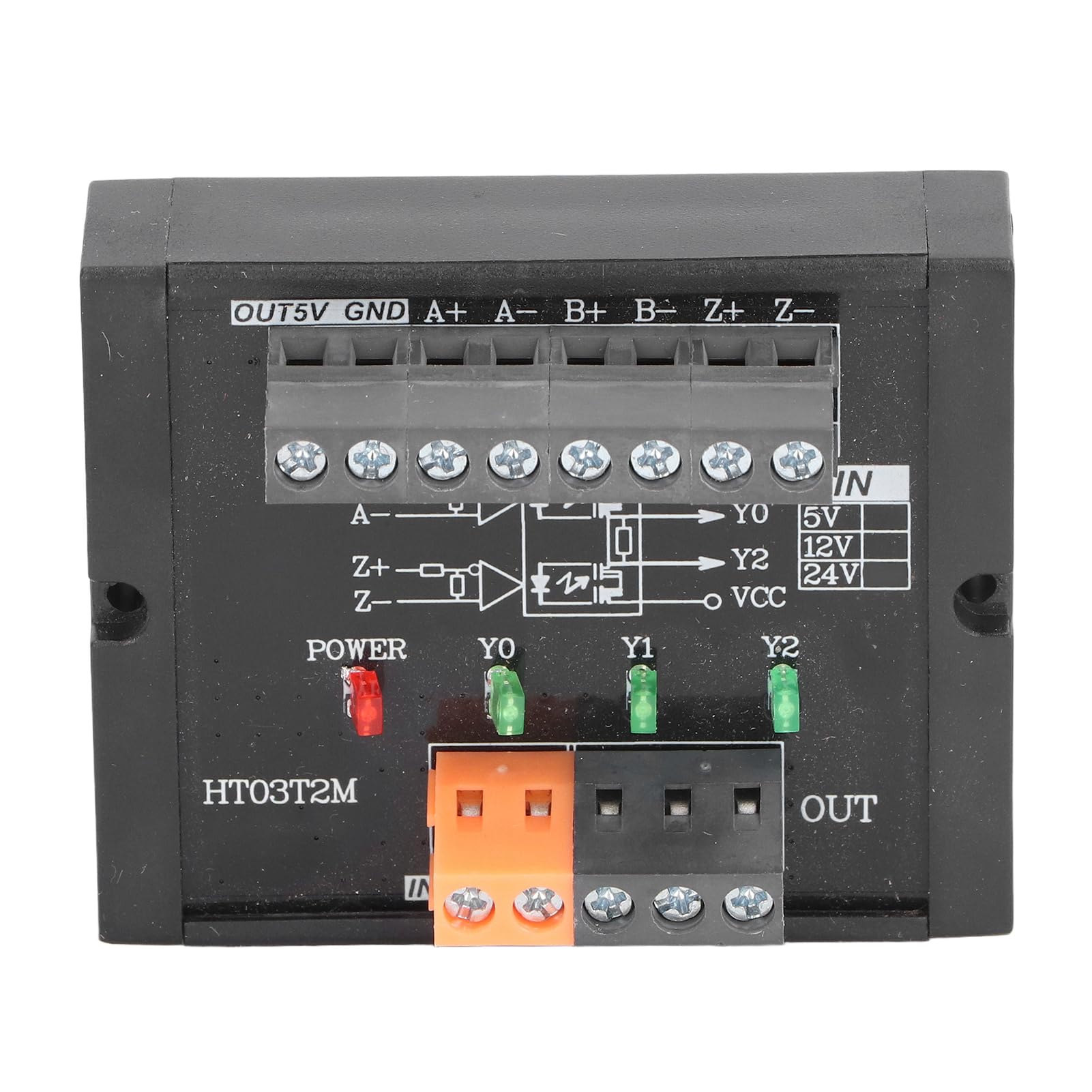 Modulo Convertitore di Segnale a 3per Encoder, Converte il Segnale TTL EIA422 423 in Uscita NPN PNP HTL TTL con Elevata Efficienza di Conversione (5V)