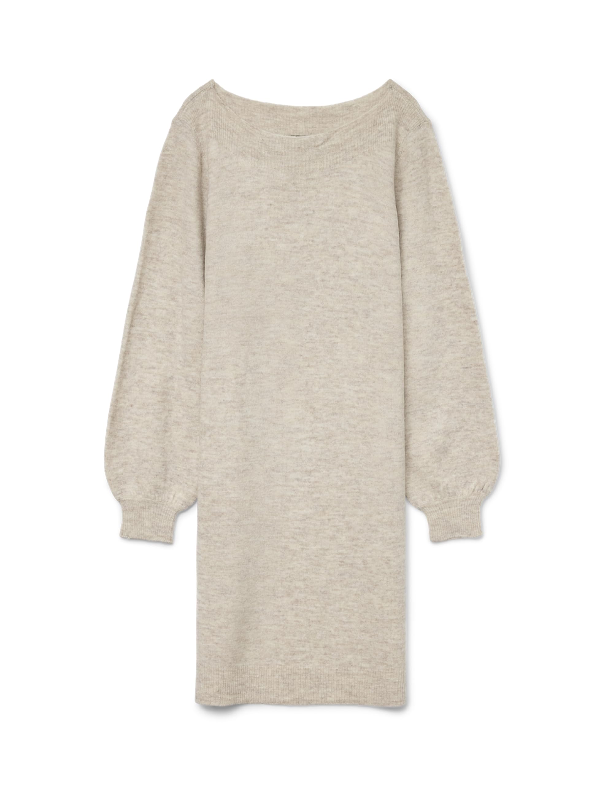 Vero Moda Women's Grey / Birch Knitted Dress Short Dress, Grey/Birch, M