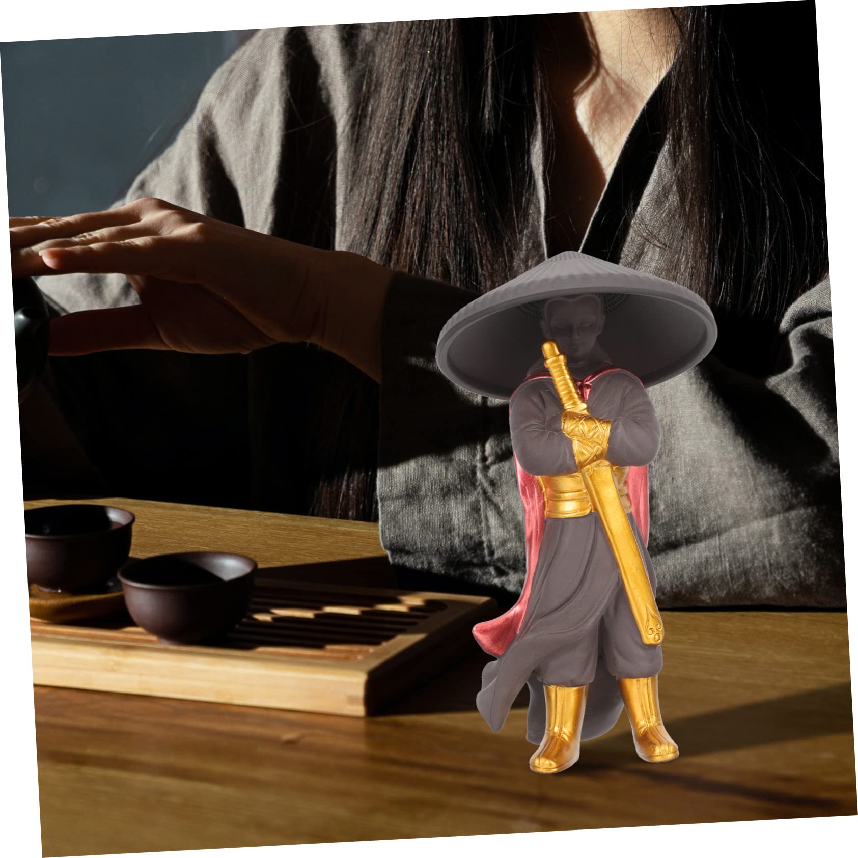 Cerámica Adorno De Mascota De Té Infusor Decorativo para Ceremonia Kung Fu y Oficina Accesorios De Té De Calidad