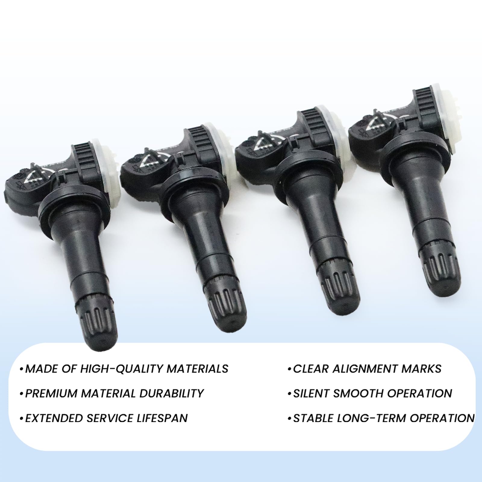4 sensori di pressione degli pneumatici con sistema di monitoraggio della pressione degli pneumatici da 433 MHz, sensore TPMS 2036804 per Galaxy S-Max Edge Fiesta Mondeo Mustang sensori RDKS 2318453