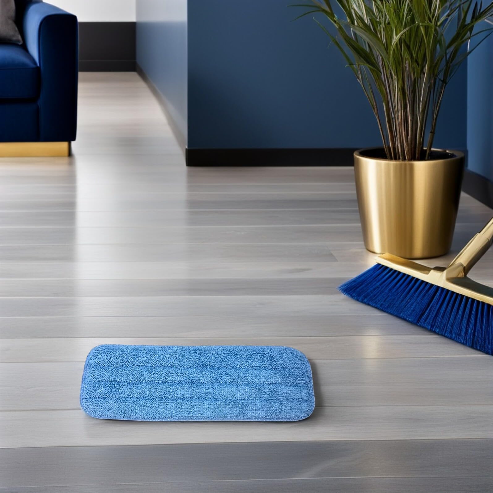 TOYANDONA 10 pezzi Panni Ricambio in Microfibra Lavabili per Mop Spray per Pulizia Pavimenti Bagnati e Asciutti per Piastrelle e Vinile
