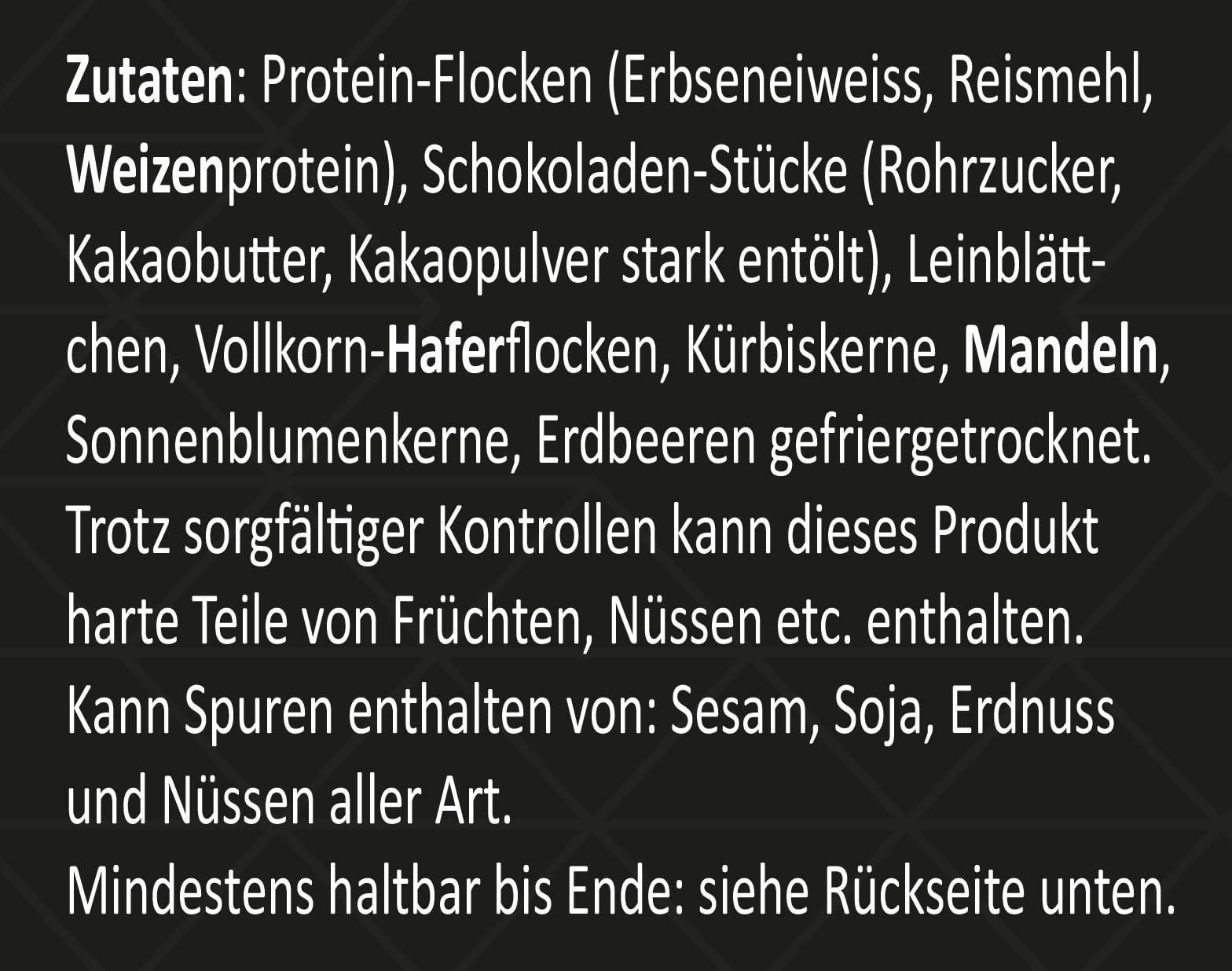 Seitenbacher Protein Müsli Vegan I 5 źródeł białka I 30% białko I bogaty w błonnik I (1 x 454 g)