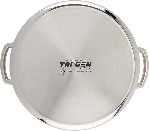 Vista 116 de Winware cacerolas de acero inoxidable, Plateado