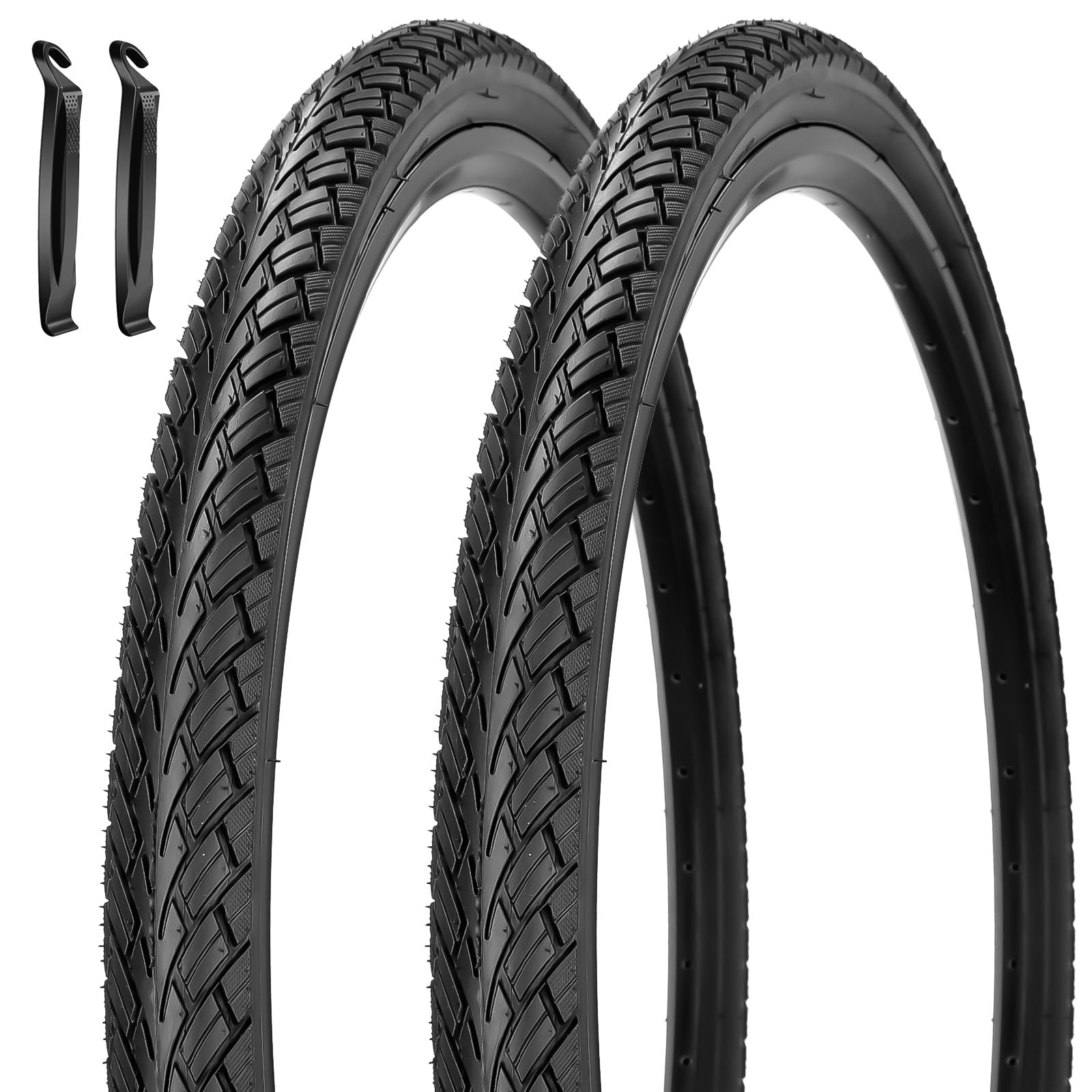 Pneumatici per bici da strada, 700 x 35C, 37-622, pieghevoli, di ricambio, 700 C, per bici da strada, mountain bike, bici ibride, Touring