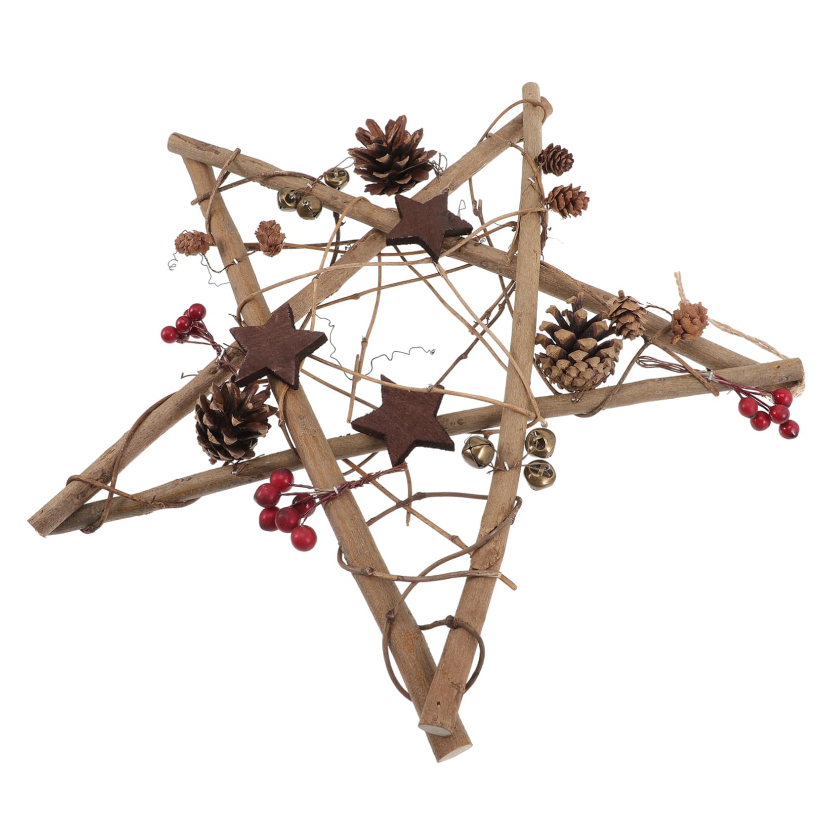 Alipis Decorazioni Forma di Stella per Albero di Natale Ornamenti da Appendere Ciondolo per Albero di Natale Materiale Sicuro e Robusto Design Moderno e Adorabile