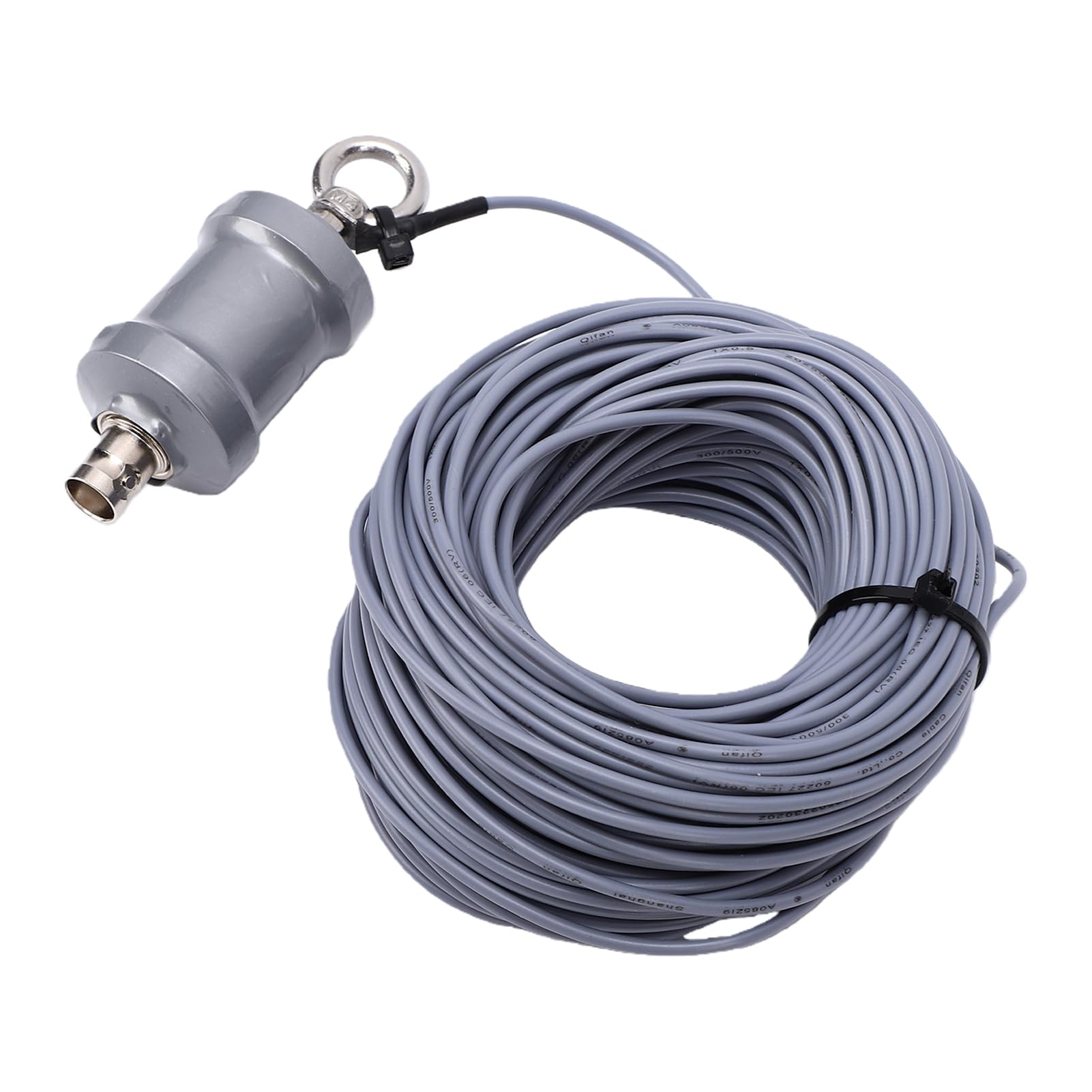 ASHATA Przenośna Antena Dipolowa HF, 1-30 MHz, 20 M Przewodu, Niski SWR | Materiał ABS, Impedancja 50 Omów, kompatybilność z krótkofalówką, Użycie Awaryjne, Operacje Terenowe, 40m, 20m, 15m, 10m