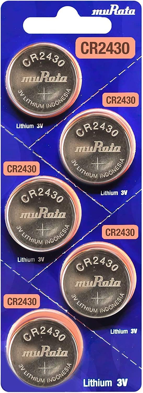 muRata 村田製作所 ムラタ CR2430 3V リチウムコイン電池 1シート（ 5個 ）