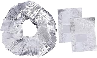 HONMEET 500 Peças/5 Pacotes De Almofadas Removedoras De Unhas Kit De Limpeza De Gel Kit De Limpeza De Unhas Removedor De Esmalte Em Gel Folha De Lata Almofadas Removedoras De Esmalte