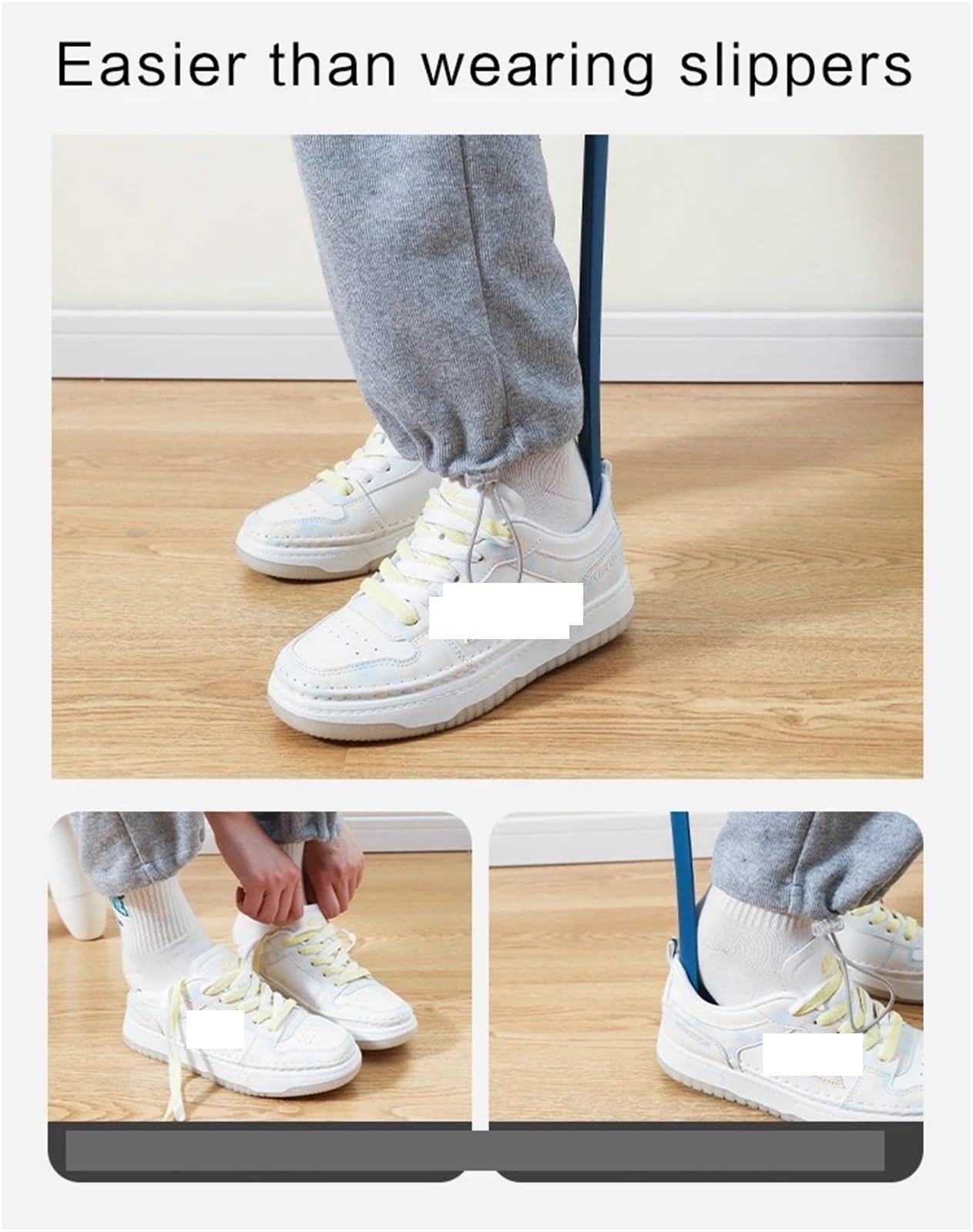 Chausse Pied Chausse-pied en plastique ABS de 65 cm, long manche, utile for soulever les chaussures, cuillère à, outils for femmes enceintes