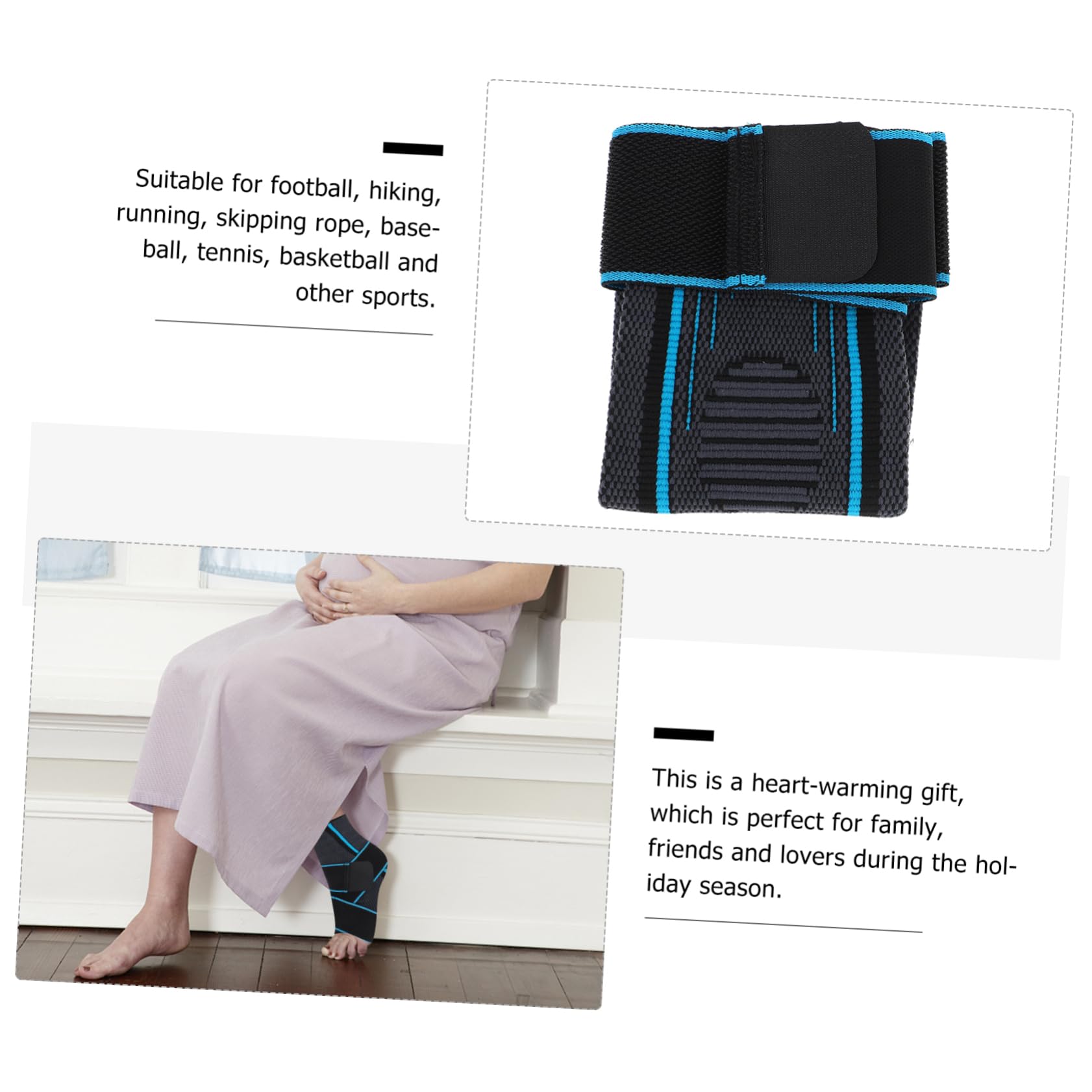 NOLITOY Nkle Sprain Protection Ankle Support Brace for Basketball Sports Ankle Sleeve Breathable Material Lightweight Design Pressure