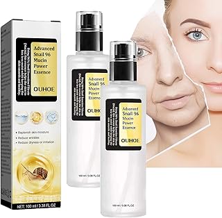 Advanced Snail 96 Mucin Power Essence Moisturizer - Collagen Lifting & Firming Cream, Filtrate Power Repairing Hyaluronic Essence, Post Acne Mark Recovery, Intensive Hydrating For Fine Lines