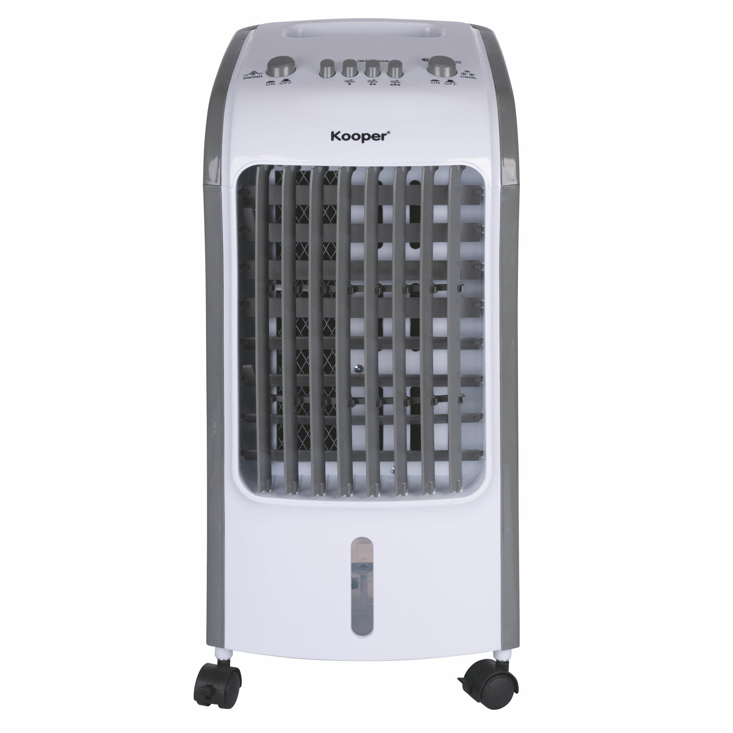 KOOPER Raffrescatore 3 in 1, raffresca, umidifica e ventila, 4 l 80 W, con ruote, Smart Fresh