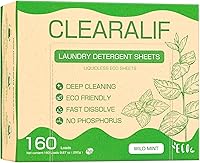 Vista 26 de CLEARALIF Hojas de detergente para ropa, lavanda, hasta 480 cargas, ideal para viajes, apartamentos, dormitorios, tiras de detergente para ropa