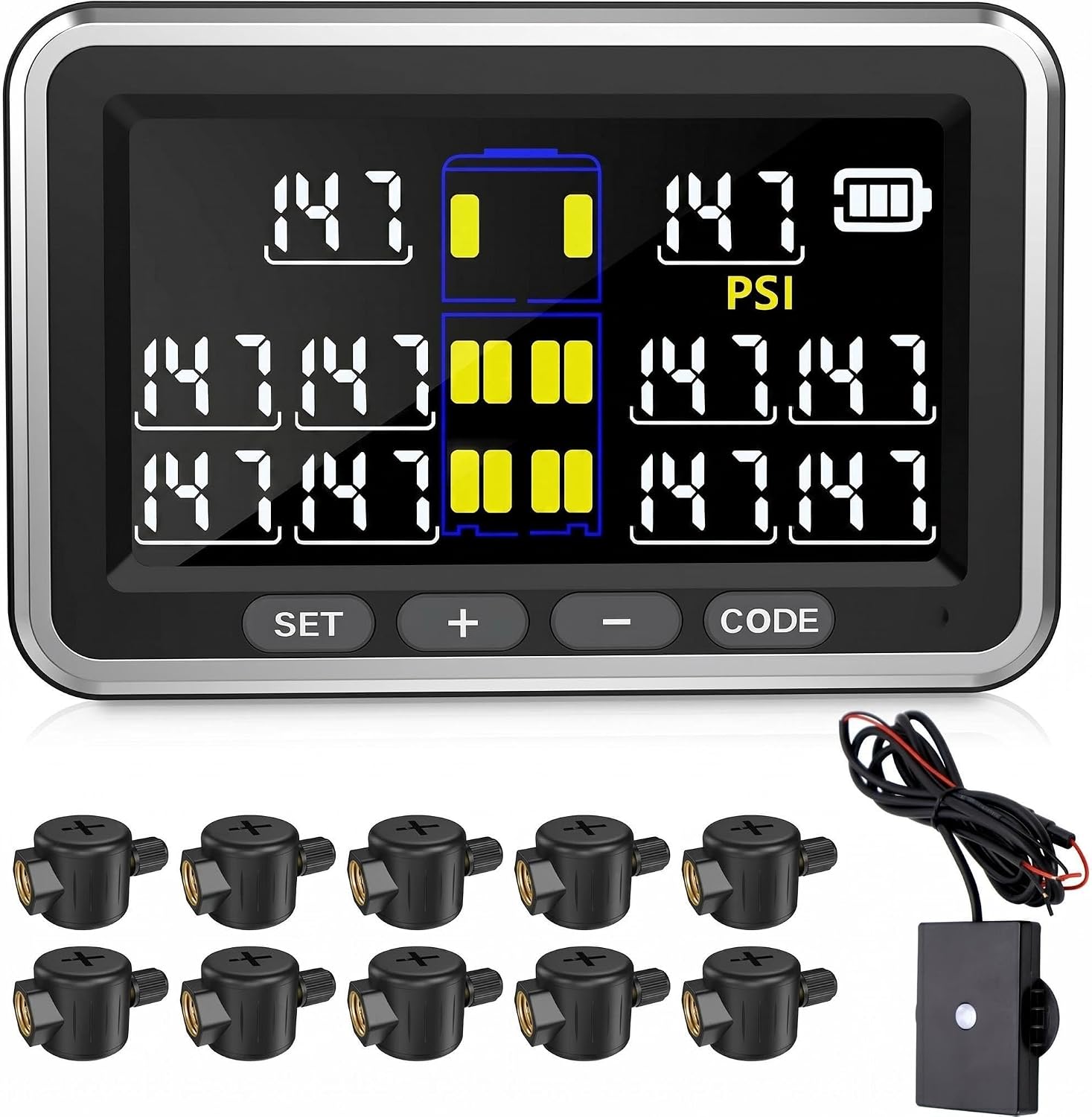 Flow Thru Sensors(0-199PSI) tpms(1 Sensor)