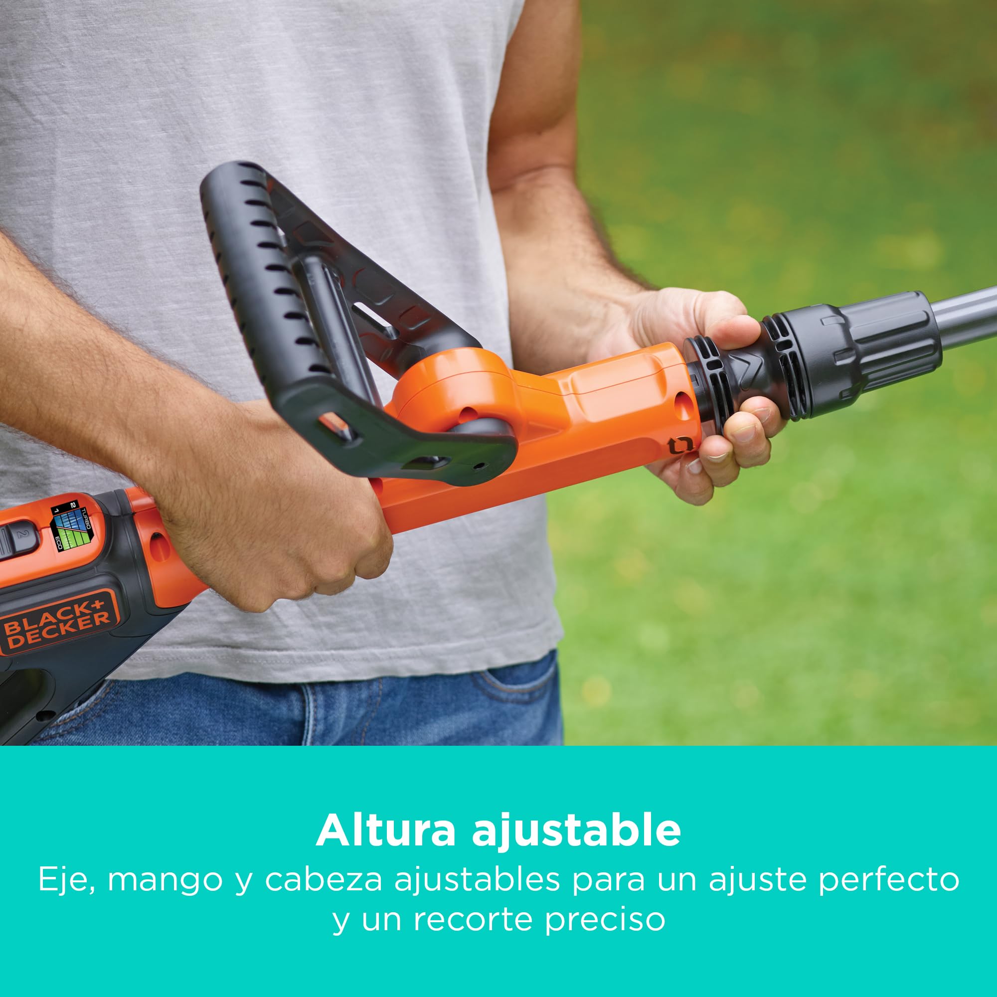 BLACK+DECKER Recortadora de césped de Hilo de 30 cm POWERCONNECT Strimmer Sin Cable, STC1840EPC-QW