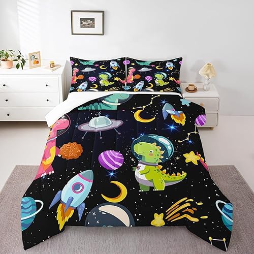 Miniatura 8 de Manfei Juego de edredón musical tamaño Queen, juego de ropa de cama con estampado de notas musicales retro para niños y niñas, decoración de Marrón