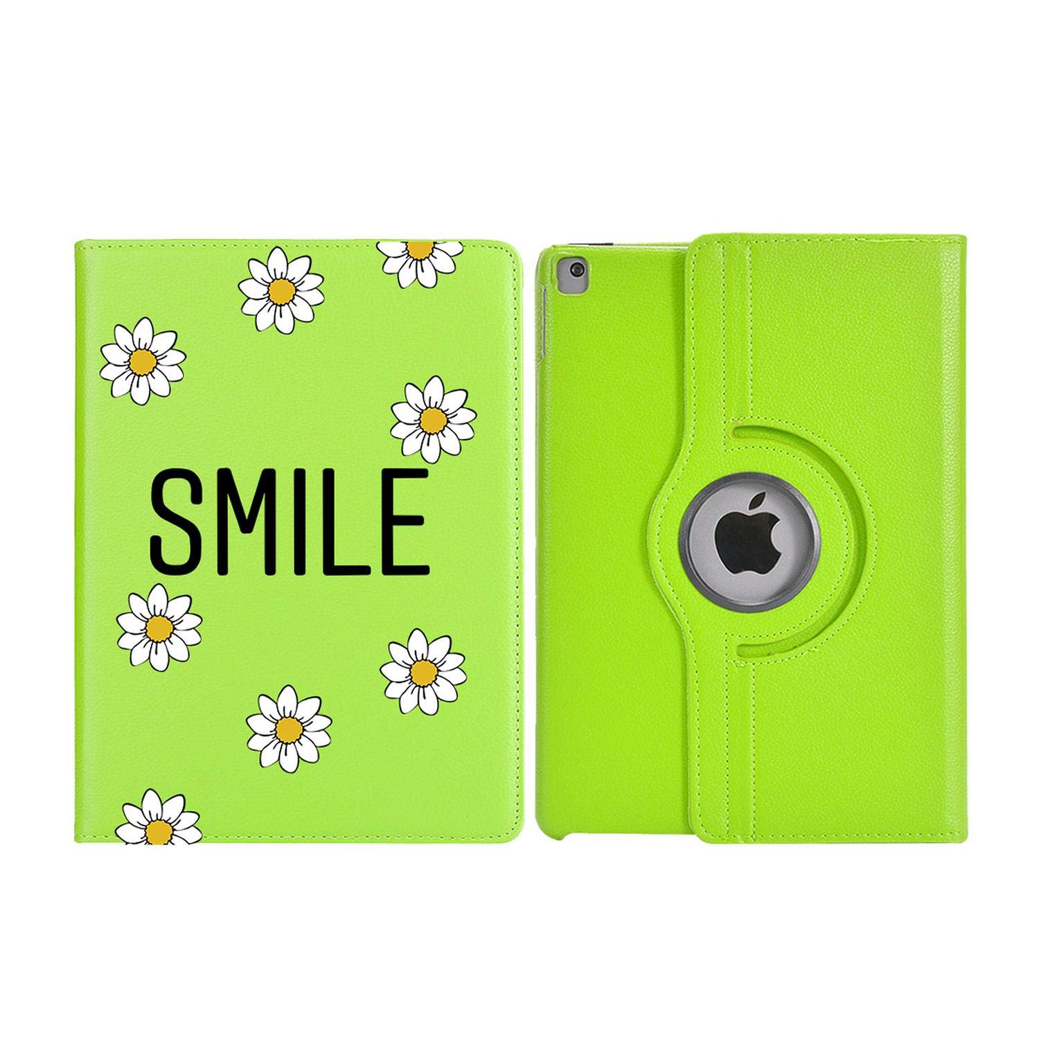 Amazon パーソナライズされたpuレザー360度回転可能なfor Ipadの第7世代ケースかわいいデイジーfor Ipad Pro 11 12 9 10 2 7 9in2ミニ2 3 4 5カバー B0067g Mini 5 家電 カメラ オンライン通販