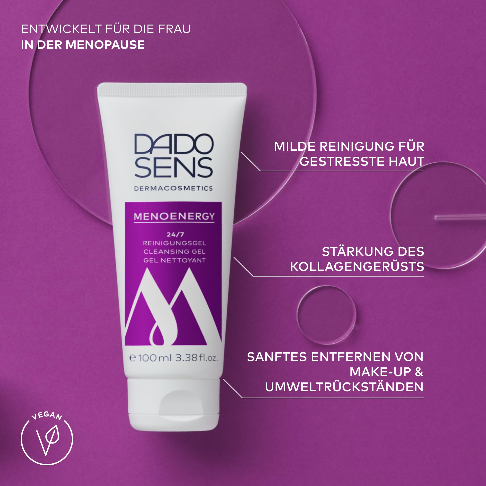 DADO SENS MENOENERGY 24/7 Cleansing Gel (100 ml) - Image 2