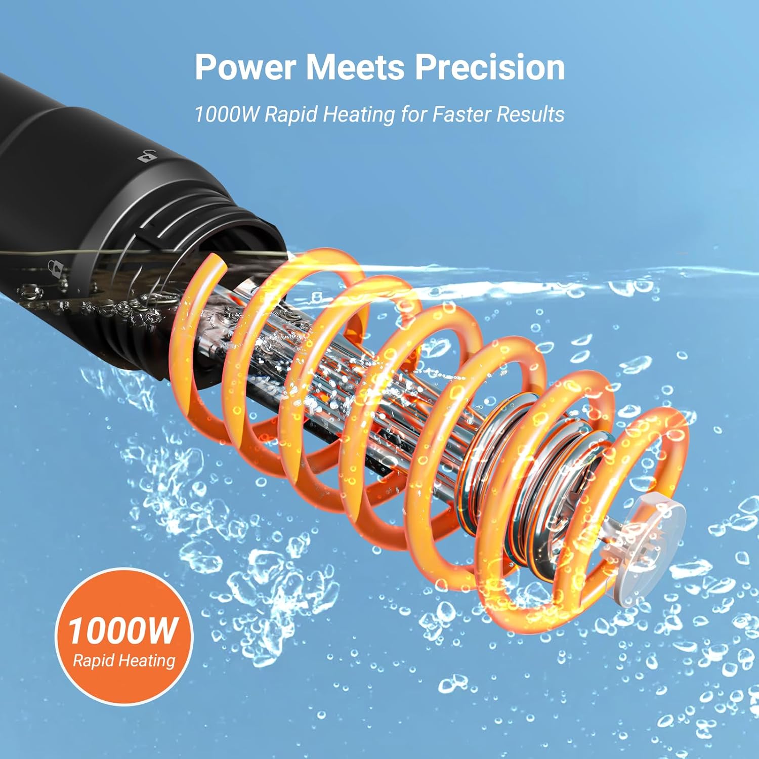 INKBIRD WiFi Sous Vide Cooker, 1000W Smart Immersion Circulator for Precise Temperature Control, Accurate Timer & 360° Heating for Perfect Steak & Overnight Cooking, App Recipes for The Starter