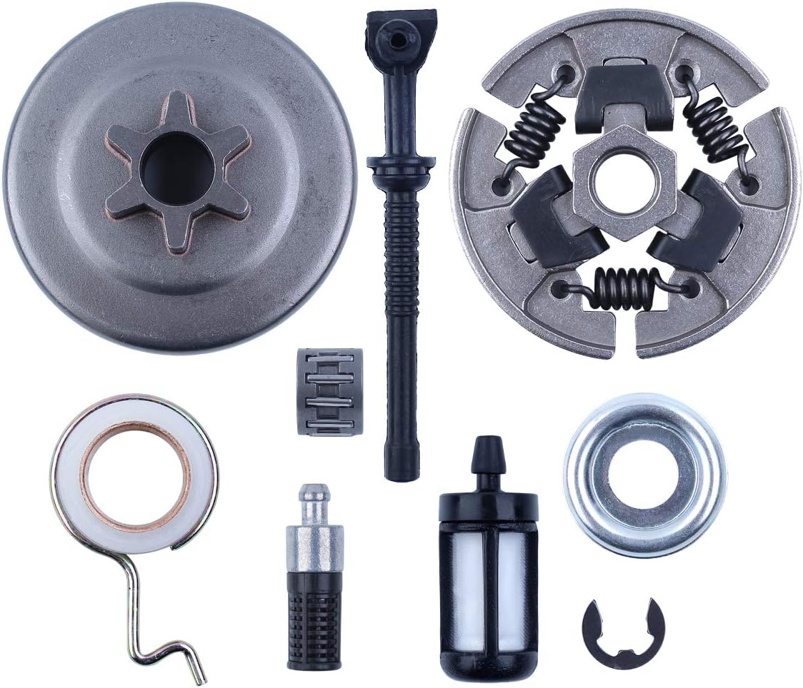 Clutch Drum Assy Wrom Gear Oil Hose Filter Fuel Filter for Stihl MS180 MS170 017 018 Chainsaw Spare Parts