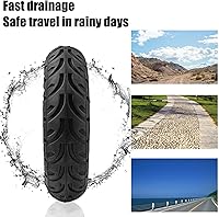 Vista 4 de Neumático de scooter 60/70-6.5 sin cámara: 10x2.50 Reemplazo de neumático sólido para Hover 1 Alpha Hiboy MAX3 Segway Ninebot MAX G2 G30LP Scooter