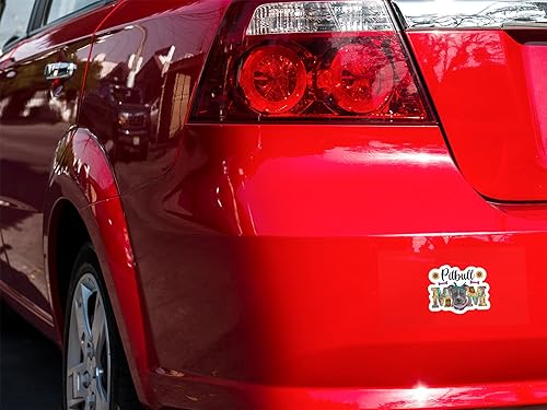 Miniatura 6 de Pitbull - Calcomanía impermeable de 5 pulgadas para ventana de pared, girasol, amor, mascota, pata, perro, gato, familia, pájaros, mascotas, cerdo,