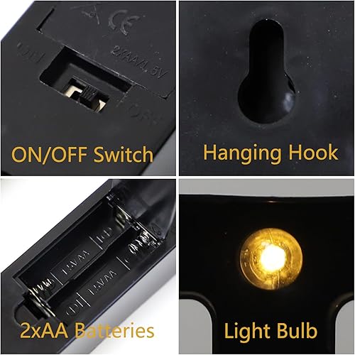 Miniatura 6 de Curyidy Letras decorativas de graduación, letreros de marquesina, luces iluminadas de marquesina de clase de 2023 para cumpleaños, Año Nuevo,