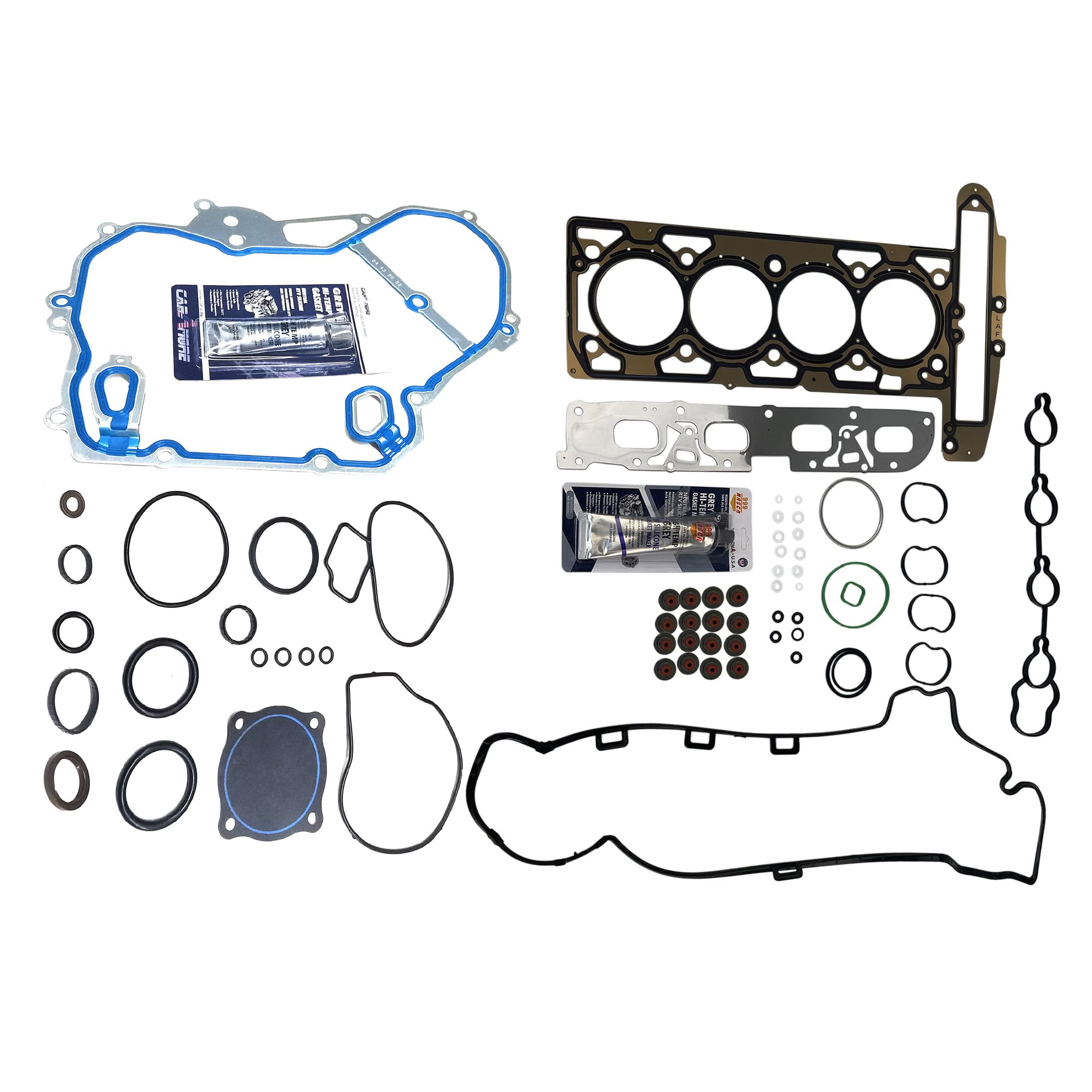 PartsFlow Full Gasket Set for Buick LaCrosse Verano Chevrolet Malibu Equinox Orlando 2.4L HS26517PT CS26223-1