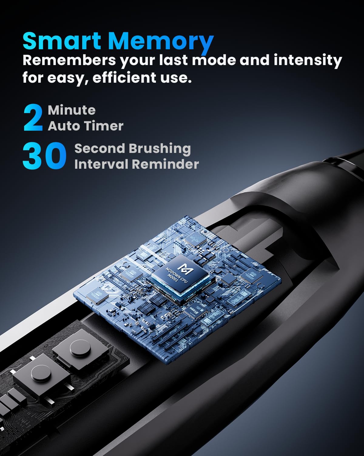 Onlyone Sonic Electric Toothbrush for Adults, Rechargeable Ultrasonic Electric Toothbrush with 8 Brush Heads, Travel Case, Charging Base & Wireless Charging - 5 Modes with Smart Timer