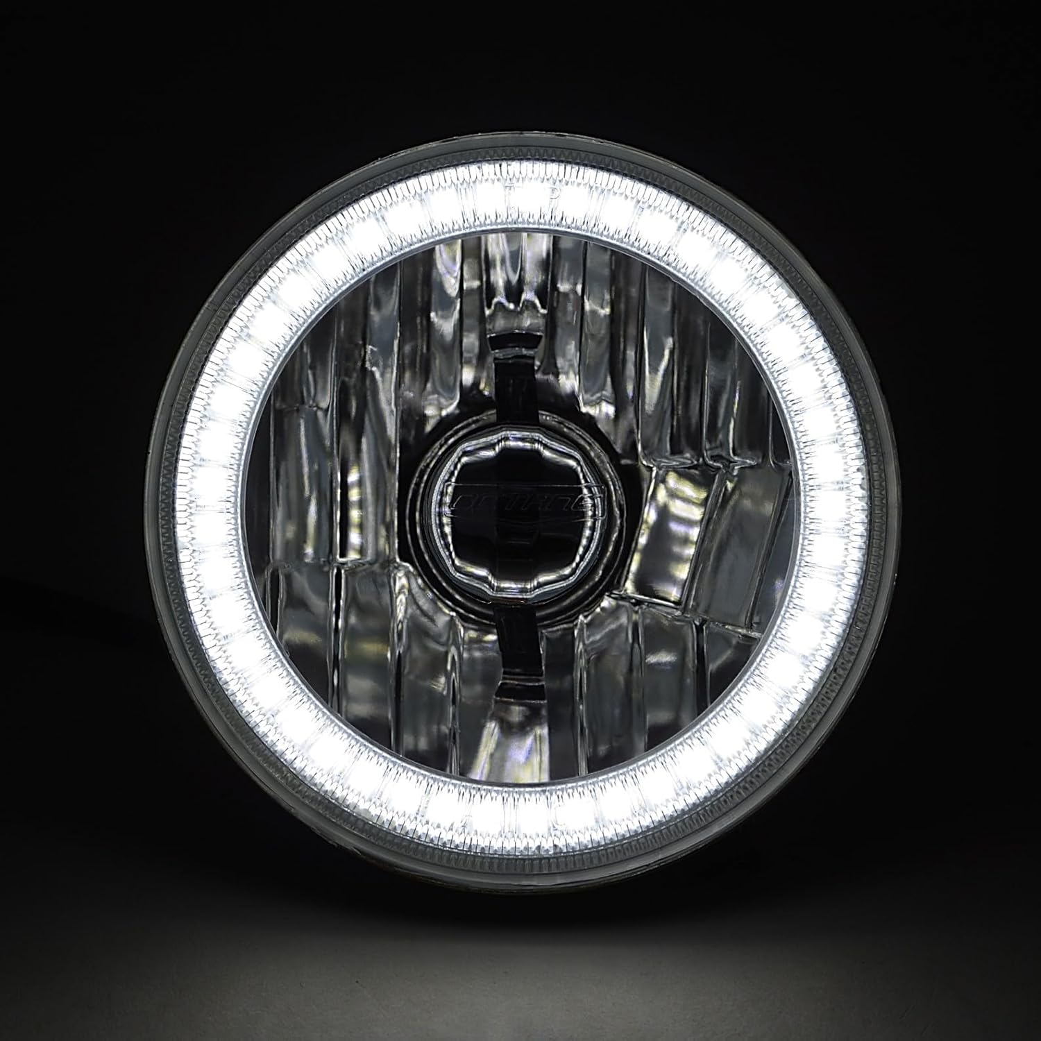 Octane Lighting 5-3/4 Smd White Led Halo Halogen Bulb Headlight Angel Eye Crystal Clear Set Of 4